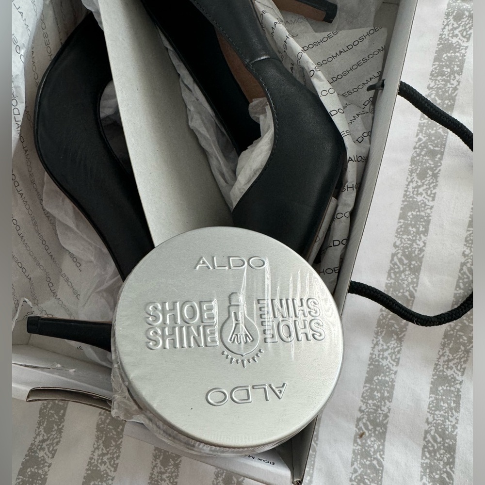 NWT ALDO Fragola Black Heels - Picture 5 of 6